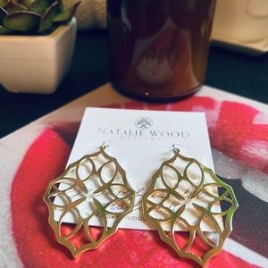 Brand new Natalie Wood silver/gold statement earrings